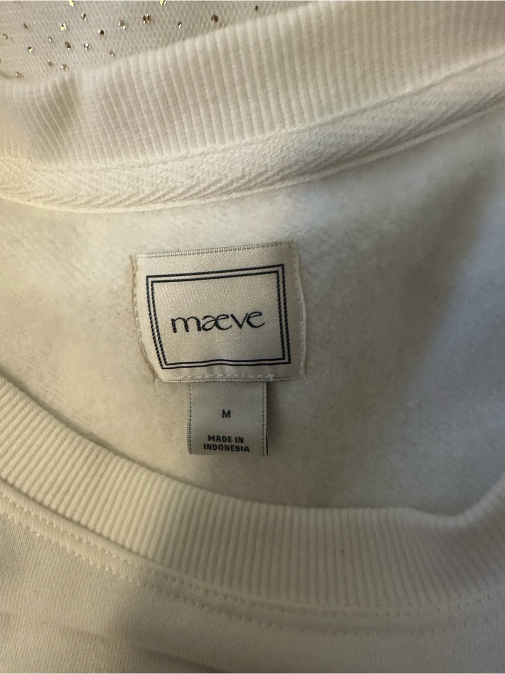 Anthropologie Maeve Short-Sleeve Smocked
Ruffled Sweatshirt M - Picture 4 of 5